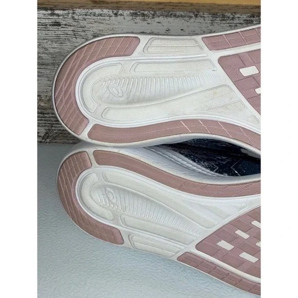 ASICS Evoride 3 Women's Running Shoes Blue Pink Lightweight Athletic Sneakers - Picture 12 of 16